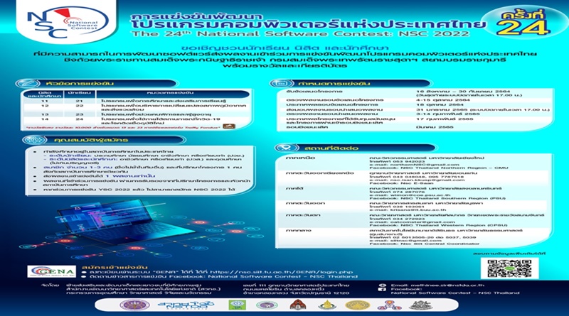 NSC 2022 เปิดรับสมัครแล้วนะคะ